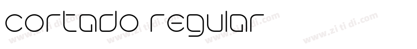 cortado regular字体转换
